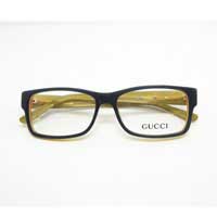 新款gucci品牌光学镜 G3133外黑内透明黄